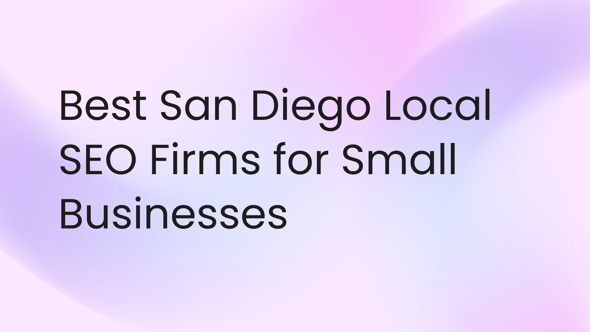 San Diego Local SEO