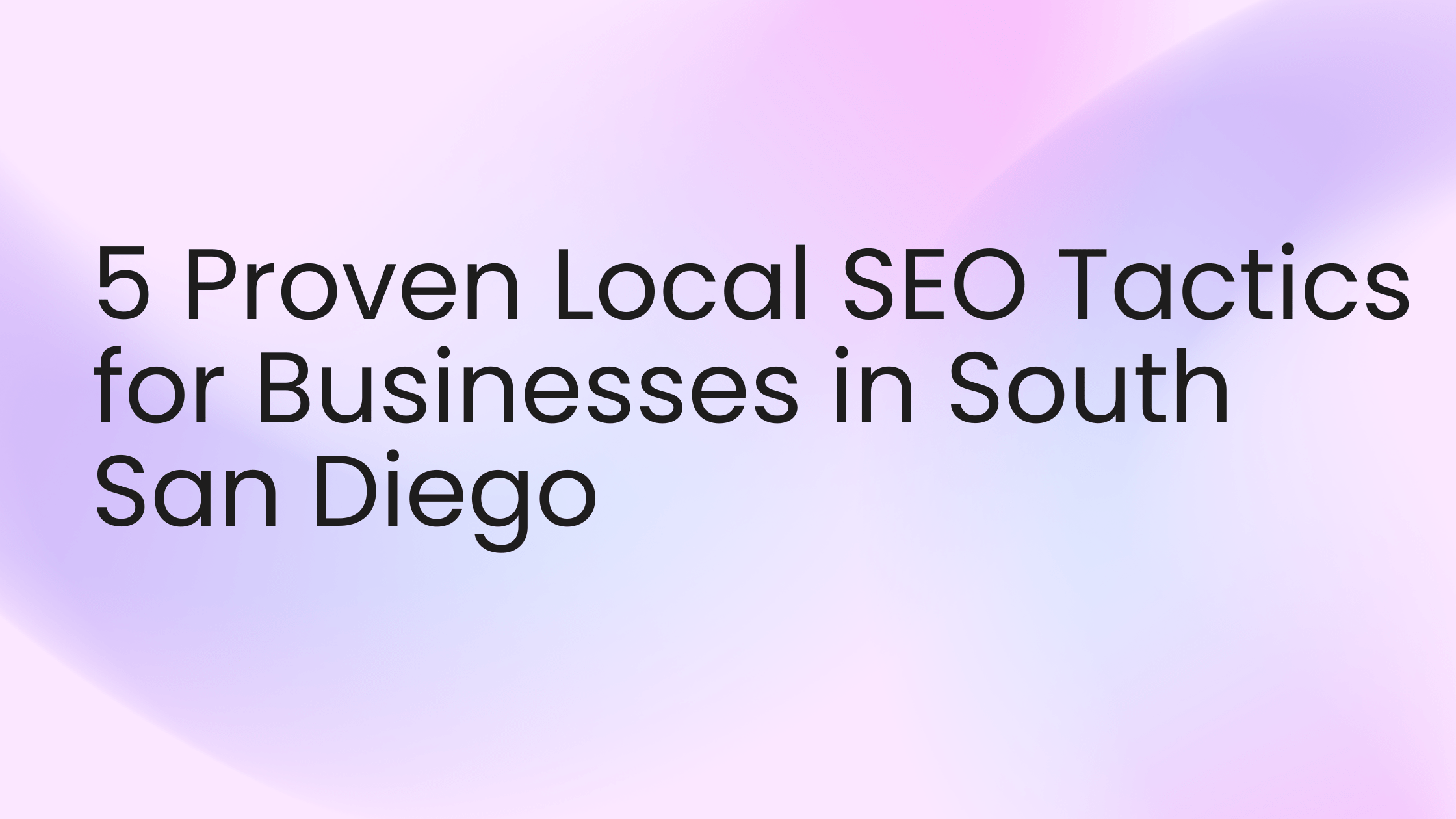 Local SEO