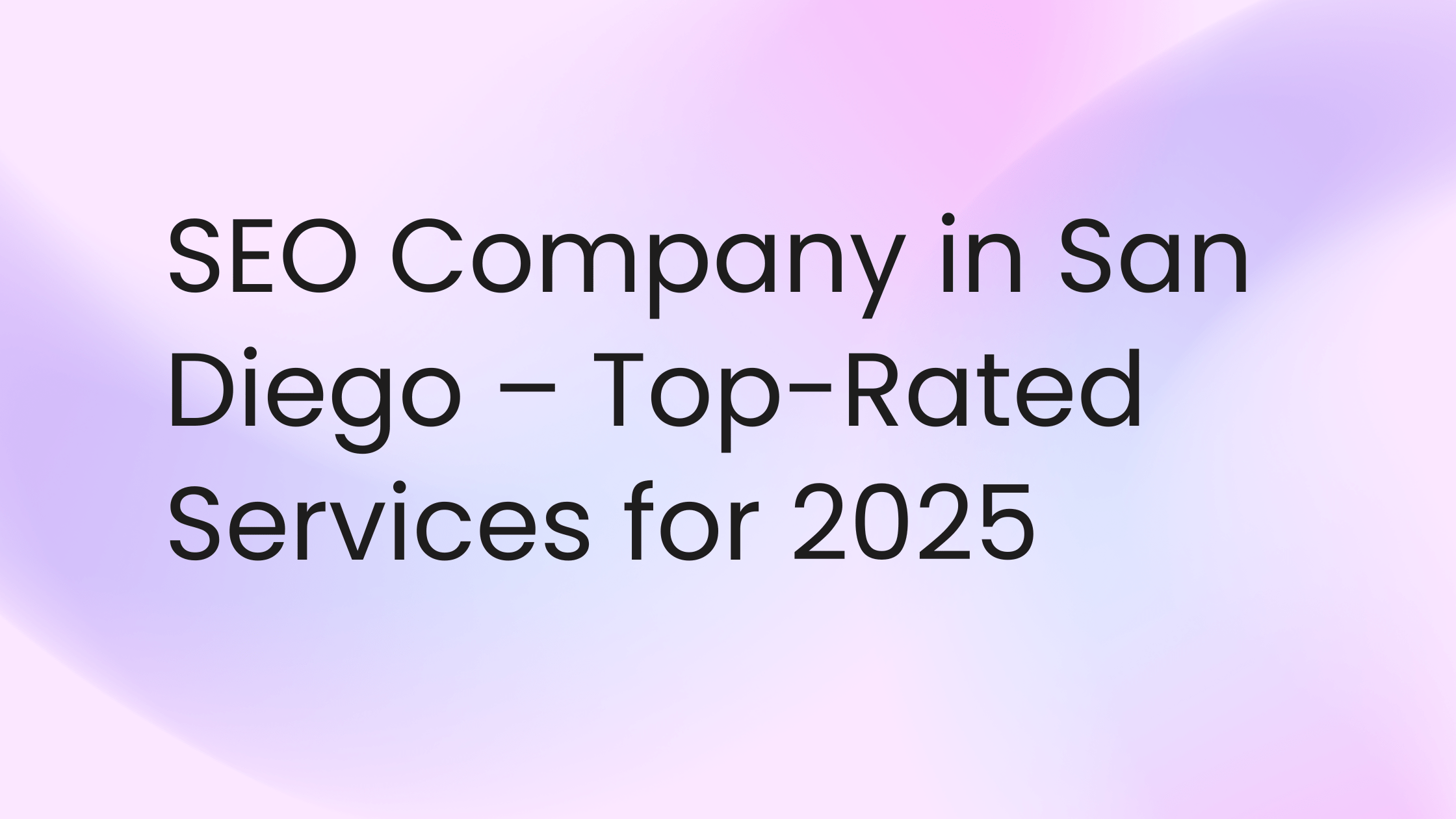 SEO Company in San Diego