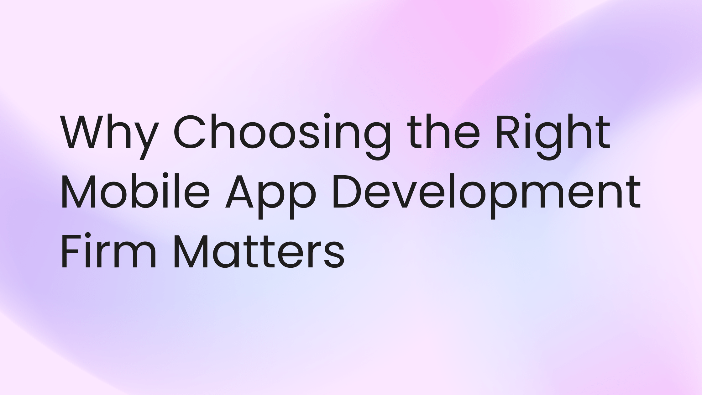 Mobile App Development Firm