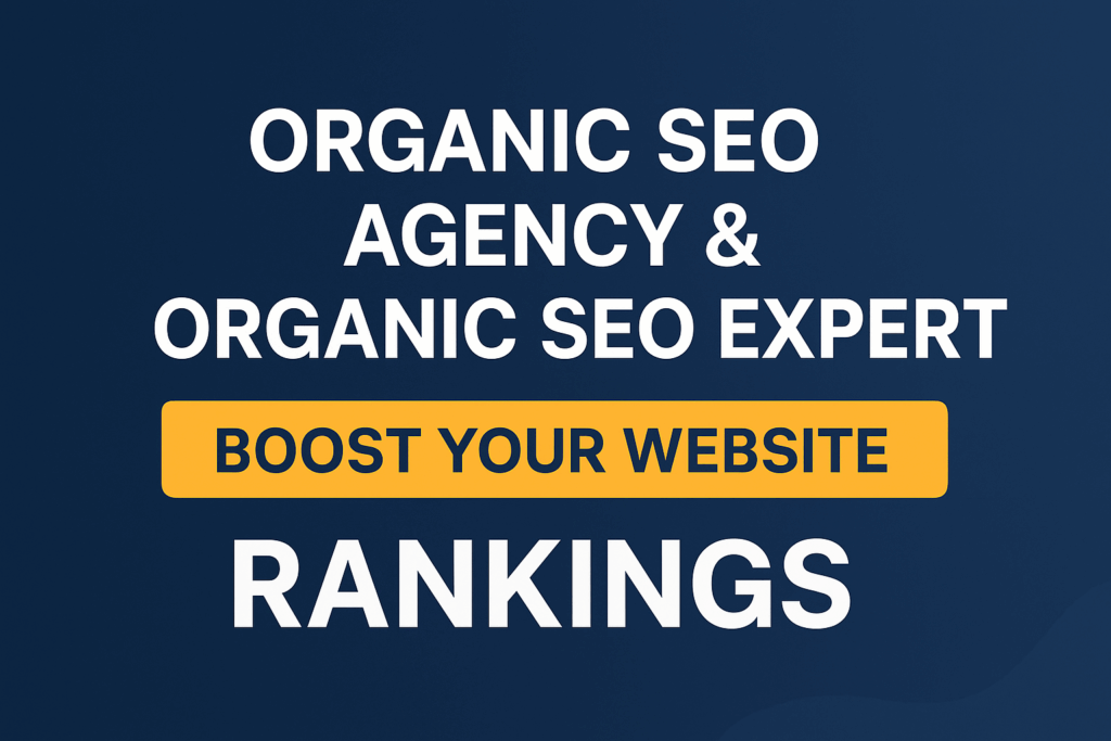 Affordable Organic SEO Agency & Organic SEO Expert Solutions