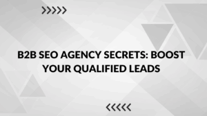 b2b seo agency