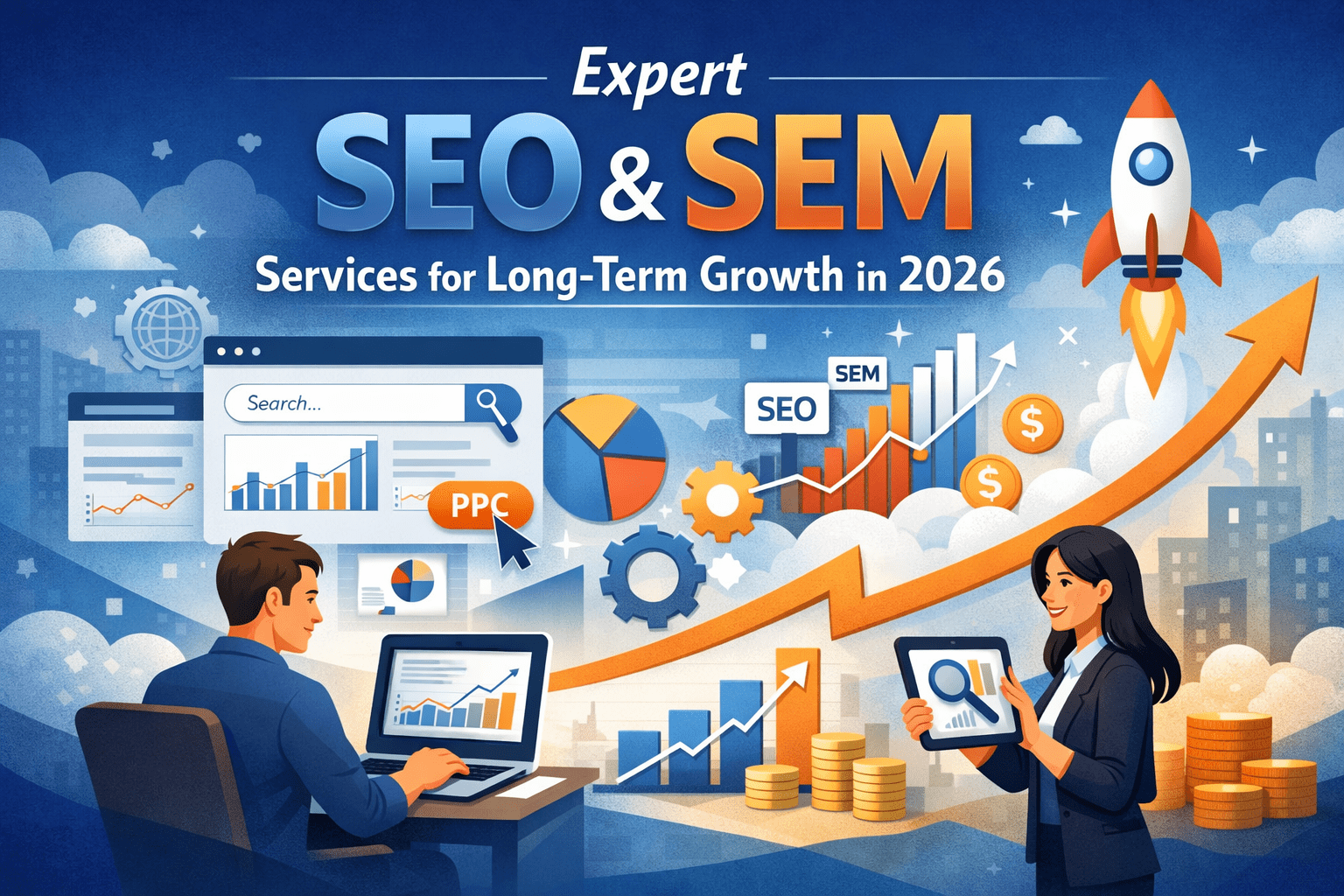 Expert SEO and SEM Services for Long-Term Growth in 2026