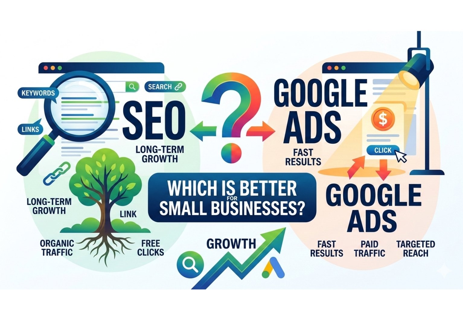 SEO vs. Google Ads Which Is Better for Small Businesses