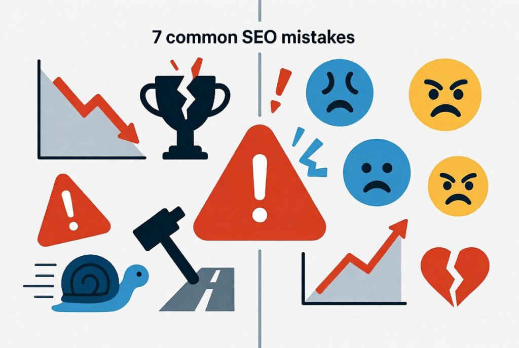 7 Common SEO Mistakes That Are Hurting Your Website Rankings